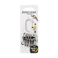NITE Ize KLKBF-11-R6 BigFoot Locker KeyRack Sleutelkarabijn RVS 1 stuk(s) - thumbnail