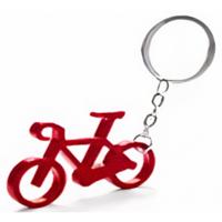 Sleutelhanger fiets, aluminium. sorti kleur - thumbnail