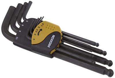 PROXXON binnenzeskant hoeksleutel set hx angle wrench set hx 9-piece