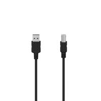 Kabel USB A naar USB B Hama Technics 00300065 Grijs (1,5 m) - thumbnail