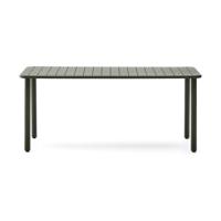 Kave Home Brai tuintafel 180x90 cm gegalvaniseerd Groen - thumbnail