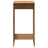 Bartafel 51x50x103,5 cm bewerkt hout artisanaal eikenkleur - thumbnail