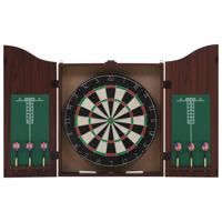 VidaXL Dartbord professioneel met kast en 6 darts sisal - thumbnail