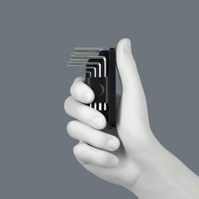 Wera Tool-Check Modular Winkelschlüssel 1 Inbus Haakse schroevendraaierset 1.5 mm, 2 mm, 2.5 mm, 3 mm, 4 mm, 5 mm, 6 mm