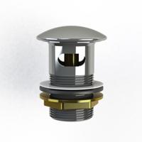 Pop-up Waste Bad Arcqua 1-1/2 Met Overloop Chroom - thumbnail