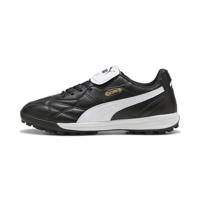 PUMA King Top Turf Voetbalschoenen (TF) Zwart Wit Goud - thumbnail