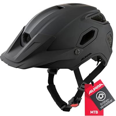 Olympic Sportswear Alpina sports mtb helm comox 52-57 mat zwart