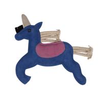 Pagony Unicorn paardenspeelgoed blauw - thumbnail