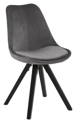 wehkamp home eetkamerstoel Hagen velours (set van 2)