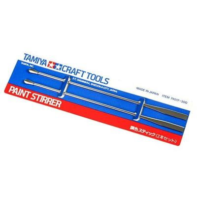 Tamiya Model-Set Plus gereedschap 300074017 Farb-Rührstab 2er Tamiya Model-Set Plus gereedschap 300074017 Farb-Rührstab 2er