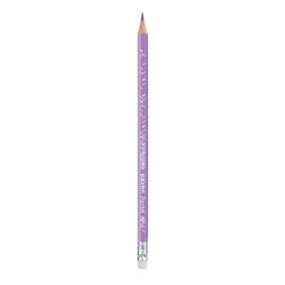 Maped potlood Black'Peps Pastel, met gum, kartonnen ophangetui met 12 stuks