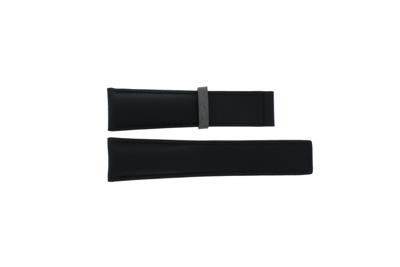 Horlogeband Tag Heuer FC6171 Leder Zwart 22mm Horlogeband Tag Heuer FC6171 Leder Zwart 22mm