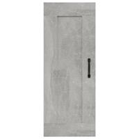 Hangkast 35x34x90 cm bewerkt hout betongrijs - thumbnail