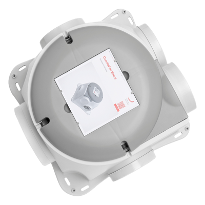 Zehnder Woonhuisventilator Comfofan Silent 460 m3/h met vochtsensor (Perilex) - 458005606