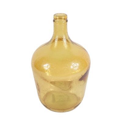 Fles gerecycled glas amber 30 cm | 3 stuks