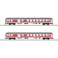 MiniTrix 18258 N set van 2 personenrijtuigen RE 7 vrijetijdsexpress-metallurgtäler van de DB AG - thumbnail
