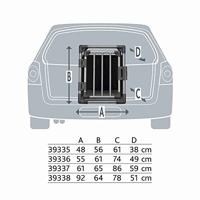 TRIXIE VERVOERSBOX ALUMINIUM GRAFIET M 74X55X61 CM - thumbnail