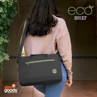 STM Goods ECO Laptoptas Geschikt voor max. (laptop): 40,6 cm (16) Zwart - thumbnail
