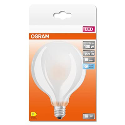 OSRAM HOMELIGHTING 4058075605848 LED-lamp Energielabel D (A - G) E27 Globe 11 W = 100 W Neutraalwit (Ø x h) 95 mm x 135 mm Niet dimbaar 1 stuk(s) OSRAM HOMELIGHTING 4058075605848 LED-lamp Energielabel D (A - G) E27 Globe 11 W = 100 W Neutraalwit (Ø x h) 95 mm x 135 mm Niet dimbaar 1 stuk(s)