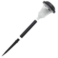 Tuinpadverlichting 12 st solar met grondpennen wit - thumbnail