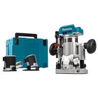 Makita accu boven- en kantenfrees - DRT50ZJX2 - 18V - excl. accu en lader - in Mbox met accessoires - thumbnail
