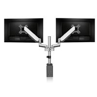 V7 Monitorhouder voor dubbel touchscreen, grijs - thumbnail