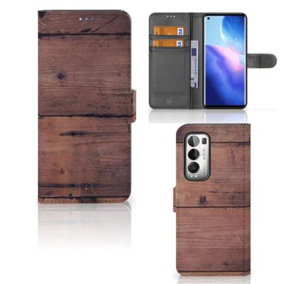 OPPO Find X3 Neo 5G | Book Style Case | Old Wood OPPO Find X3 Neo 5G | Book Style Case | Old Wood