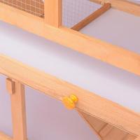 Konijnenhok met ren hout - thumbnail
