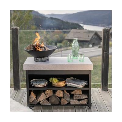 Barbecue brazier op trolley - Livoo - DOC329 -