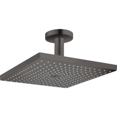 Hansgrohe Hoofddouche Raindance E 300 1jet Plafondbevestiging Geborsteld Zwart Chroom