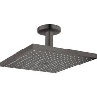 Hansgrohe Hoofddouche Raindance E 300 1jet Plafondbevestiging Geborsteld Zwart Chroom - thumbnail