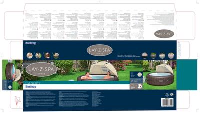 Bestway overkapping lay-z-spa 183x94x109 cm - thumbnail