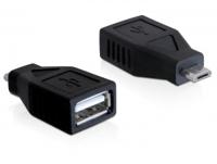 Delock 65296 Adapter USB 2.0 Type Micro-B male > USB 2.0 Type-A male - thumbnail
