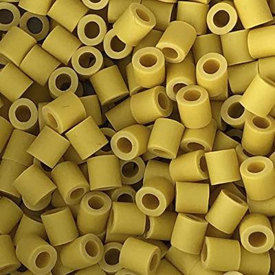 NABBI Biobeads van , afm 5x5 mm, gatgrootte 2.5 mm, medium, geel, 1000 stuk/ 1 doos