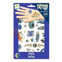 DJECO Nachtreflectie tatoeages blauw - thumbnail