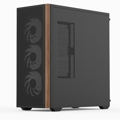 Aerocool D501A V2 zwart/hout - thumbnail
