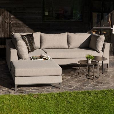 Exotan Sicilië Loungeset All Weather - Taupe - Links Exotan Sicilië Loungeset All Weather - Taupe - Links