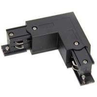 3-fase Spanningsrail Hoek L Koppeling Rechts - Zwart - thumbnail