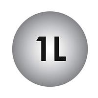 Melitta Prime Aqua Mini Top Waterkoker 1L 2200W RVS/Zwart - thumbnail