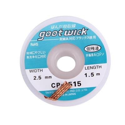 Goot Wick/Desoldering Wick 2515 (breedte: 2.5 mm lengte: 1.5 m)