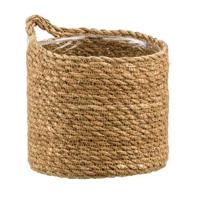 Bloempot hang Lizzy - naturel - 16xØ16 cm - thumbnail