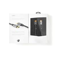 Ultra High Speed HDMI-Kabel | HDMI-Connector - HDMI-Connector | Gun Metal Grey | Gevlochten Kabel | 2,0 m - thumbnail