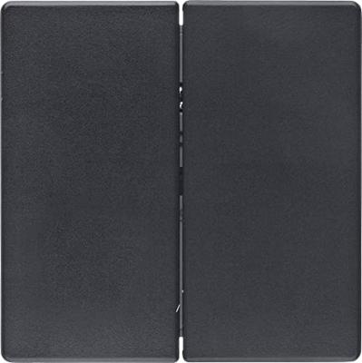 Berker Drukknop 2-voudig q antraciet 85142126