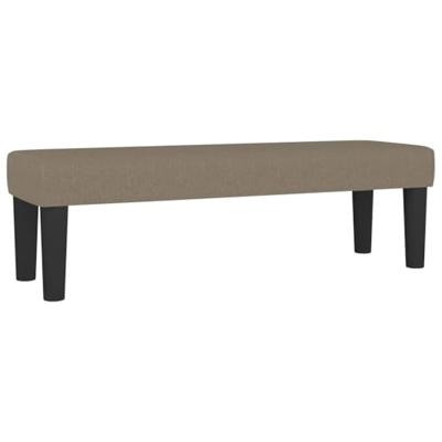 Boxspring met matras stof taupe 180x200 cm