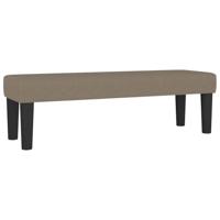Boxspring met matras stof taupe 180x200 cm - thumbnail