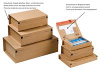 Colompac verzenddoos voor smartphones tot 5 inch CP066, ft 21,5 x 15,5 x 4,3 cm, bruin - thumbnail