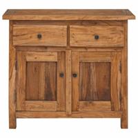 Dressoir 75x30x65 cm massief mahoniehout - thumbnail