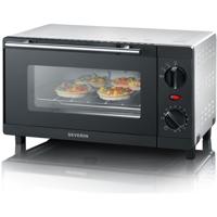 Severin mini-oven 9 Liter zwart 800w - thumbnail