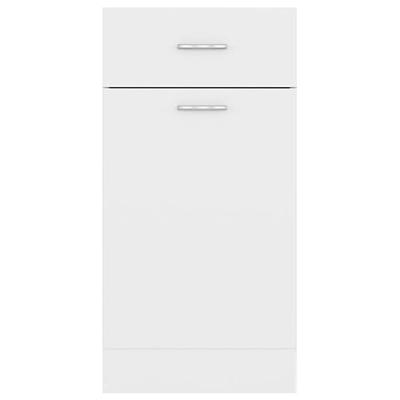 Onderkast met lade 40x46x81,5 cm bewerkt hout wit Onderkast met lade 40x46x81,5 cm bewerkt hout wit