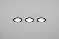 Trio Zwarte inbouwspotsArgus set van 3 - 653610332 - thumbnail